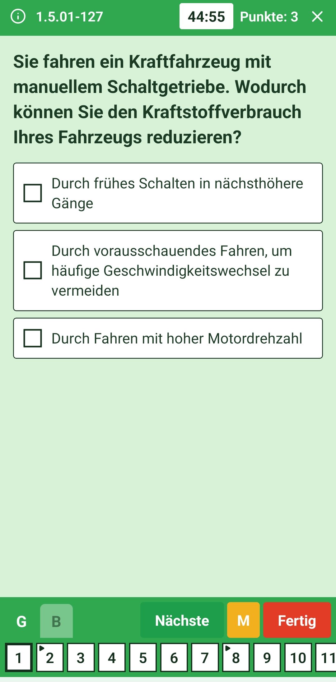 Themen und Lernpfad in der Nef Drive App